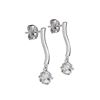 Image 2 : Simulated Diamond Cushion Drop Earrings