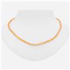 Image 1 : Sterling Silver 18” Colorful Spessartite Necklace