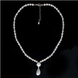 Sterling Silver Freshwater Pearl Necklace16"