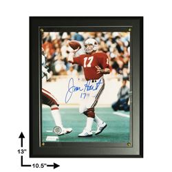 Jim Hart Arizona Cardinals Signed Black Plaque GFA