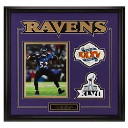 Ray Lewis Baltimore Ravens 20x21 Frame unsigned