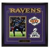 Image 1 : Ray Lewis Baltimore Ravens 20x21 Frame unsigned