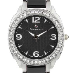 Bernoulli Casual Crystal Bezel Ladies Watch