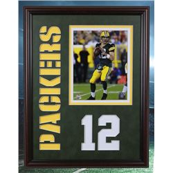 Aaron Rodgers Green Bay Packers 20x16 unsigned photofile