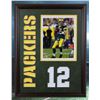Image 1 : Aaron Rodgers Green Bay Packers 20x16 unsigned photofile