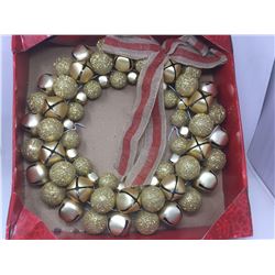 Glitter Jingle Bell Wreath