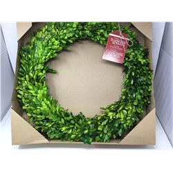 24inch Boxwood Wreath Indoor/Covered Outdoor