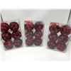 Image 1 : Lot of Buffalo Plaid Shatter Resistant Ornaments (3 x 6)