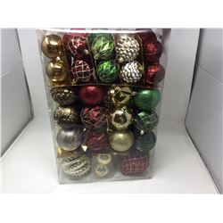 66 Piece Shatter Resistant Ornaments