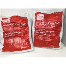 Decorative Snow Fluff (2 x 16oz)