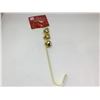 Image 1 : 14inch Wreath Hanger with Bells-Gold