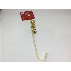 14inch Wreath Hanger with Bells-Gold
