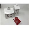 Image 1 : LED Ceramic Houses (Set of 2)