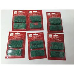 Lot of Green Metal Ornament Hooks (6 x 200)