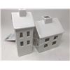 Image 1 : LED Ceramic House-Set of 2