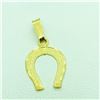 Image 1 : 10KYellow Gold Horse Shoe Shaped(1.6cts) Pendant, Suggested Retail Value $200 (Estimated Selling Pri