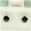 Image 1 : 14KYellow Gold Iolite(0.46cts) Earrings, Made in Canada, Suggested Retail Value $80