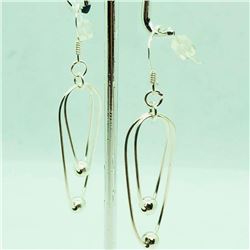 Sterling Silver Dangle Style Earrings (~weight 3g), Suggested Retail Value $60