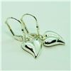 Image 3 : Sterling Silver Heart Shaped Earrings (~weight 2.5g), Suggested Retail Value $40