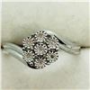 Image 1 : Sterling Silver 7 Diamond Ring (~Size 7) (~weight 3.37g), Suggested Retail Value $200 (Estimated Sel