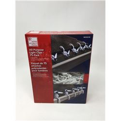 All Purpose Light Clips 75 Pack