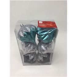 Lot of 6 Piece Shatter Resistant Ornaments