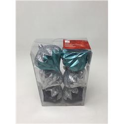 Lot of 6 Piece Shatter Resistant Ornaments