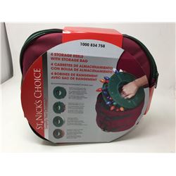 St. Nicks Choice 4 Light Storage Reels with Storage Bag