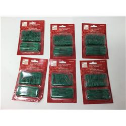 Lot of Green Metal Ornament Hooks (6 x 200)