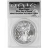 Image 1 : 2016 $1 American Silver Eagle Coin ANACS MS70 First Day of Issue