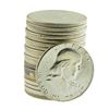 Image 1 : Roll of (20) Brilliant Uncirculated 1957 Franklin Half Dollar Coins