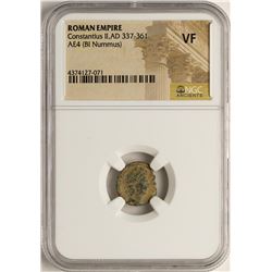 Constantius II, 337-361 AD Ancient Roman Empire Coin NGC VF