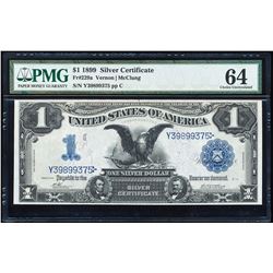 1899 $1 Black Eagle Silver Certificate Note Fr.229a PMG Choice Uncirculated 64