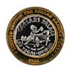 Image 1 : .999 Silver Caesars Palace Las Vegas, Nevada $10 Casino Limited Edition Gaming Token