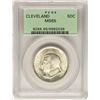 Image 1 : 1936 Cleveland Commemorative Half Dollar Coin PCGS MS65 Old Green Holder
