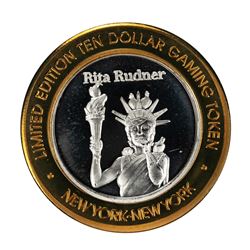 .999 Silver New York New York Hotel & Casino $10 Casino Limited Edition Gaming Token