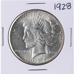 1928 $1 Peace Silver Dollar Coin