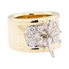Image 1 : 14KT Yellow Gold 0.60 ctw Diamond Semi Mount Ring