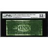 Image 1 : 1981 $1 Federal Reserve Note New York Ink Smear ERROR PMG About Uncirculated 53EPQ