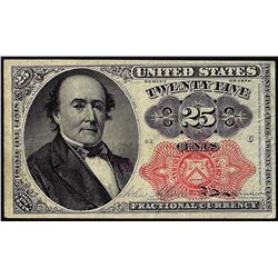 1874 Twenty-Five Cent Fifth Issue Fractional Currency Note