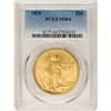 Image 1 : 1924 $20 St. Gaudens Double Eagle Gold Coin PCGS MS64