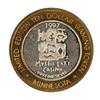 Image 2 : .999 Fine Silver Mystic Lake Casino $10 Limited Edition Gaming Token