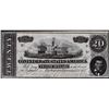 Image 1 : 1864 $20 Confederate States of America Note
