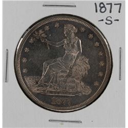 1877-S $1 Trade Silver Dollar Coin