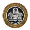 Image 1 : .999 Silver Gambler Hotel & Casino Reno, NV $10 Limited Edition Casino Gaming Token
