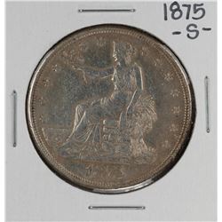 1875-S $1 Trade Silver Dollar Coin