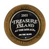 Image 2 : .999 Fine Silver Treasure Island Las Vegas, Nevada $10 Limited Edition Gaming Token