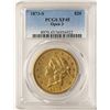 Image 1 : 1873-S Open 3 $20 Liberty Head Double Eagle Gold Coin PCGS XF45