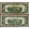 Image 2 : Lot of 1934 & 1934A $20 Hawaii WWII Emergency Issue Federal Reserve Notes