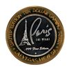 Image 1 : .999 Fine Silver Paris Las Vegas, Nevada $10 Limited Edition Gaming Token